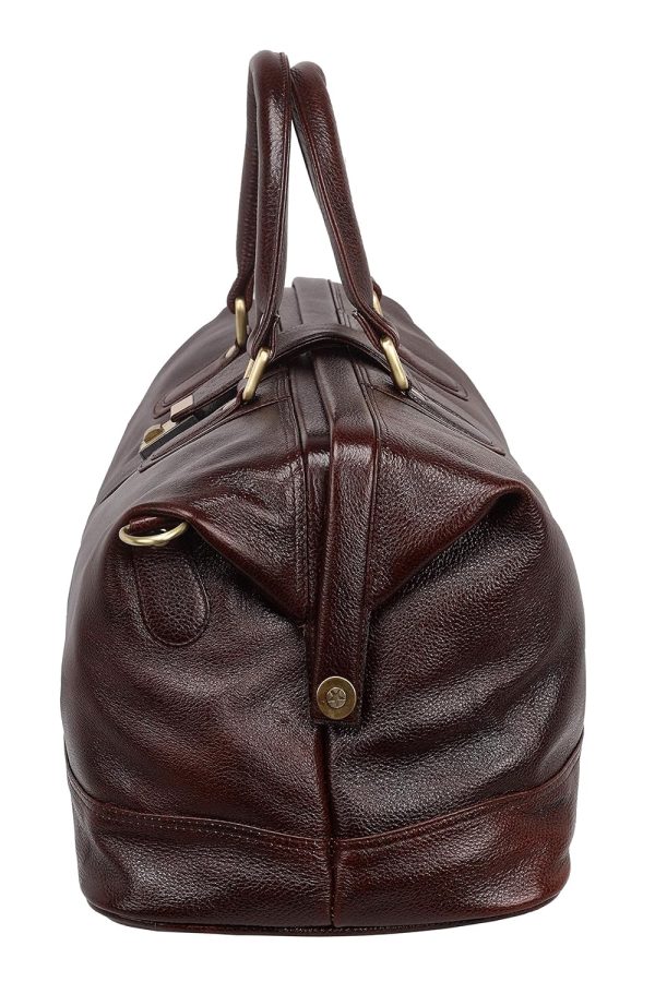 Leather Duffle Bag for Travelling - Image 3
