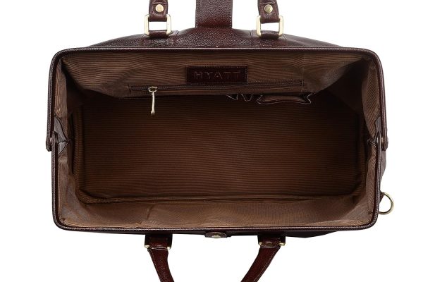 Leather Duffle Bag for Travelling - Image 5