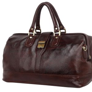 Leather Duffle Bag for Travelling