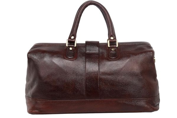 Leather Duffle Bag for Travelling - Image 4